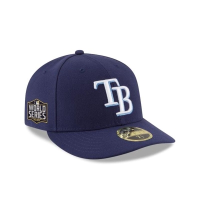 Tampa Bay Rays Gorra | New Era MLB World Series Side Patch Low Profile 59fifty Fitted Cap Mexico - Azules